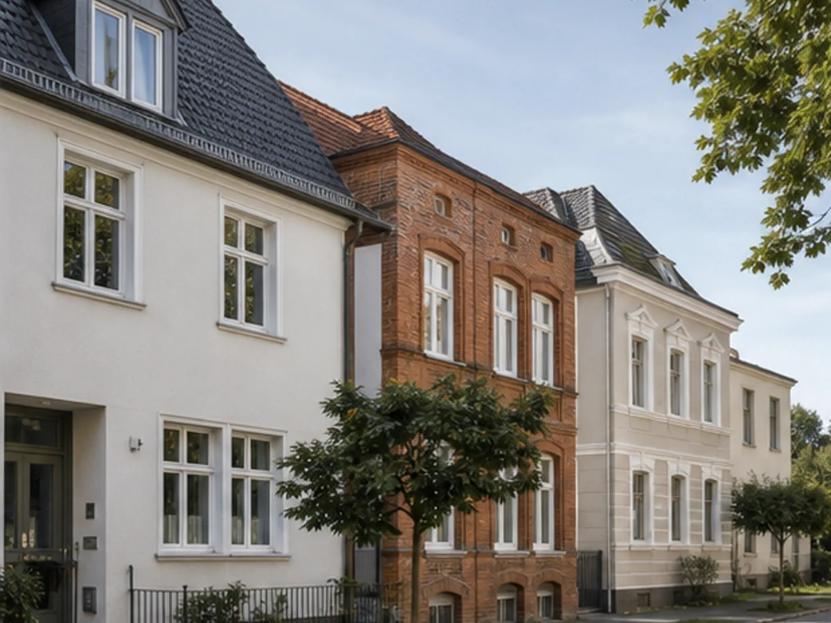 Mehrere unterschiedliche Wohnhäuser als möglicher Familienbesitz